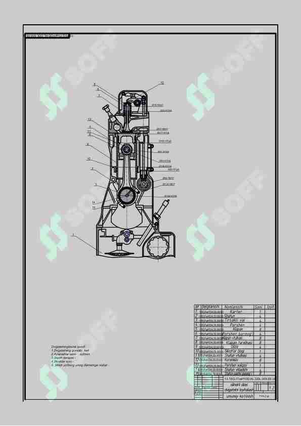 Dvigatel umumiy ko'rinishi
