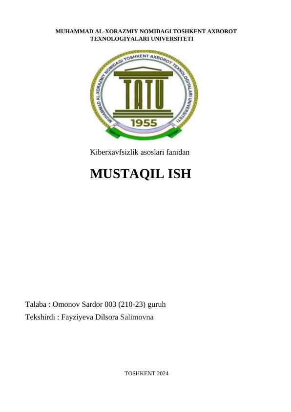 Kompyuter viruslari va antiviruslari