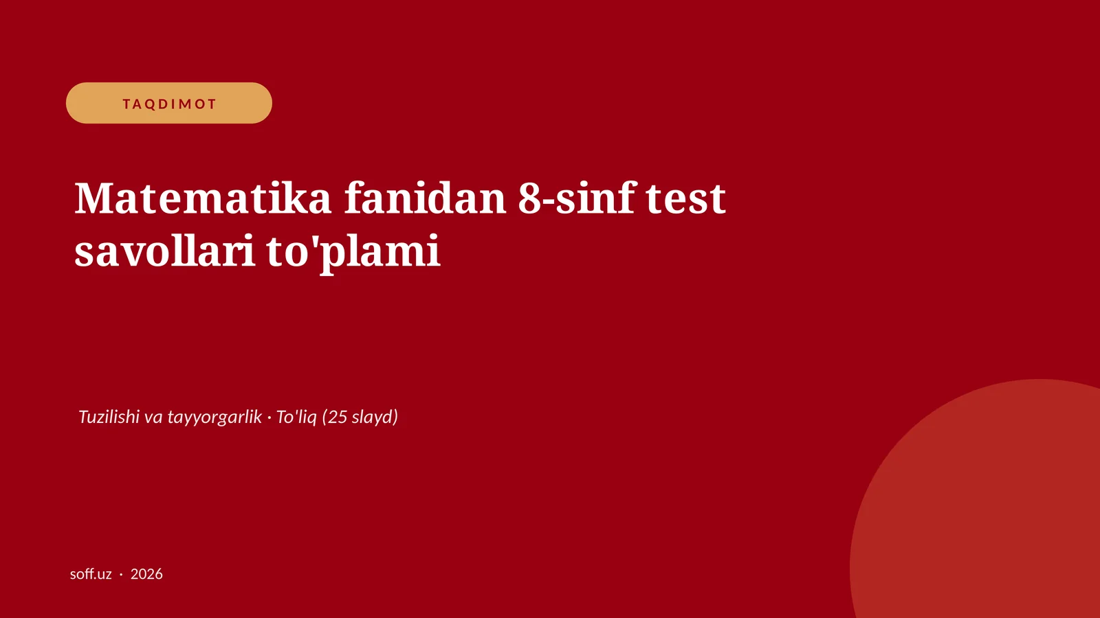 Product slide 1