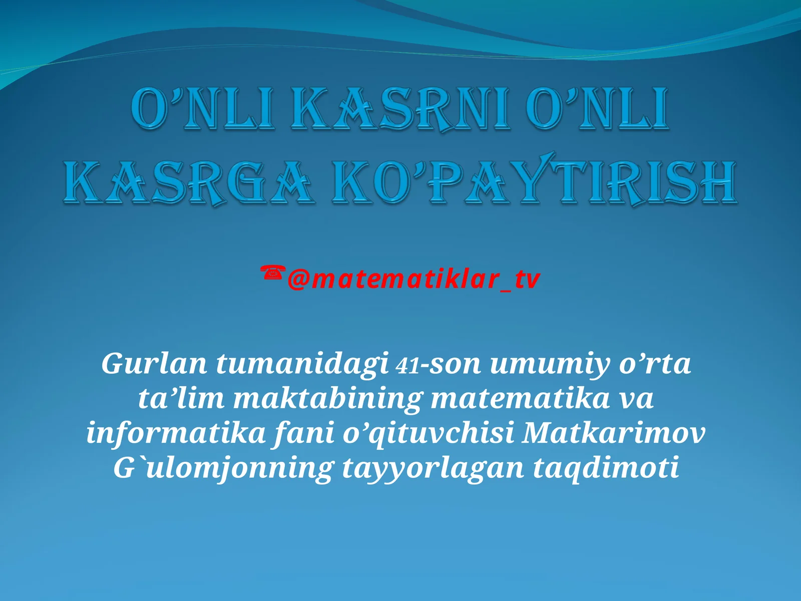 Product slide 1