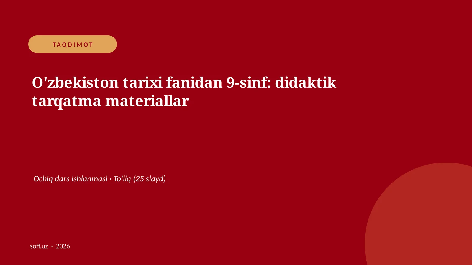 Product slide 1