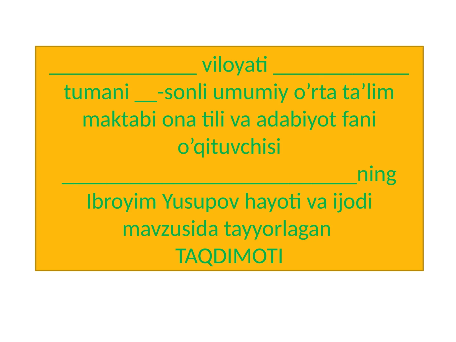 Product slide 1