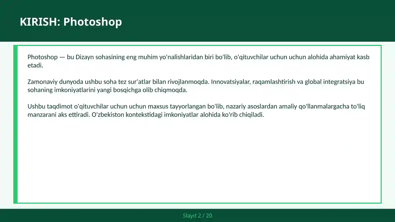 Product slide 2
