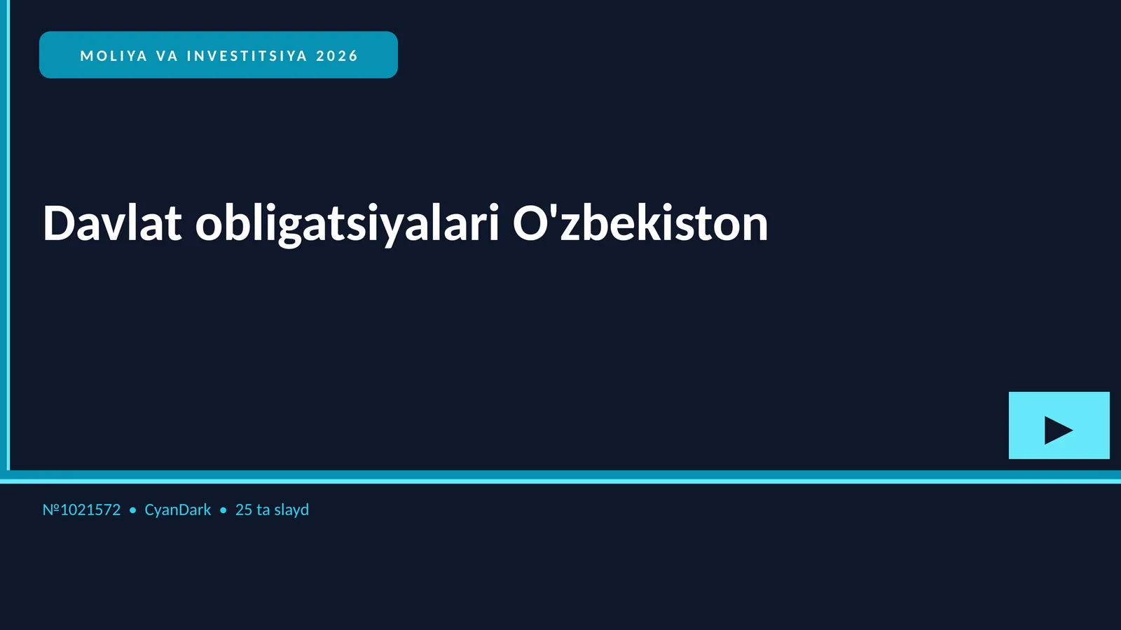 MOLIYA VA INVESTITSIYA 2026