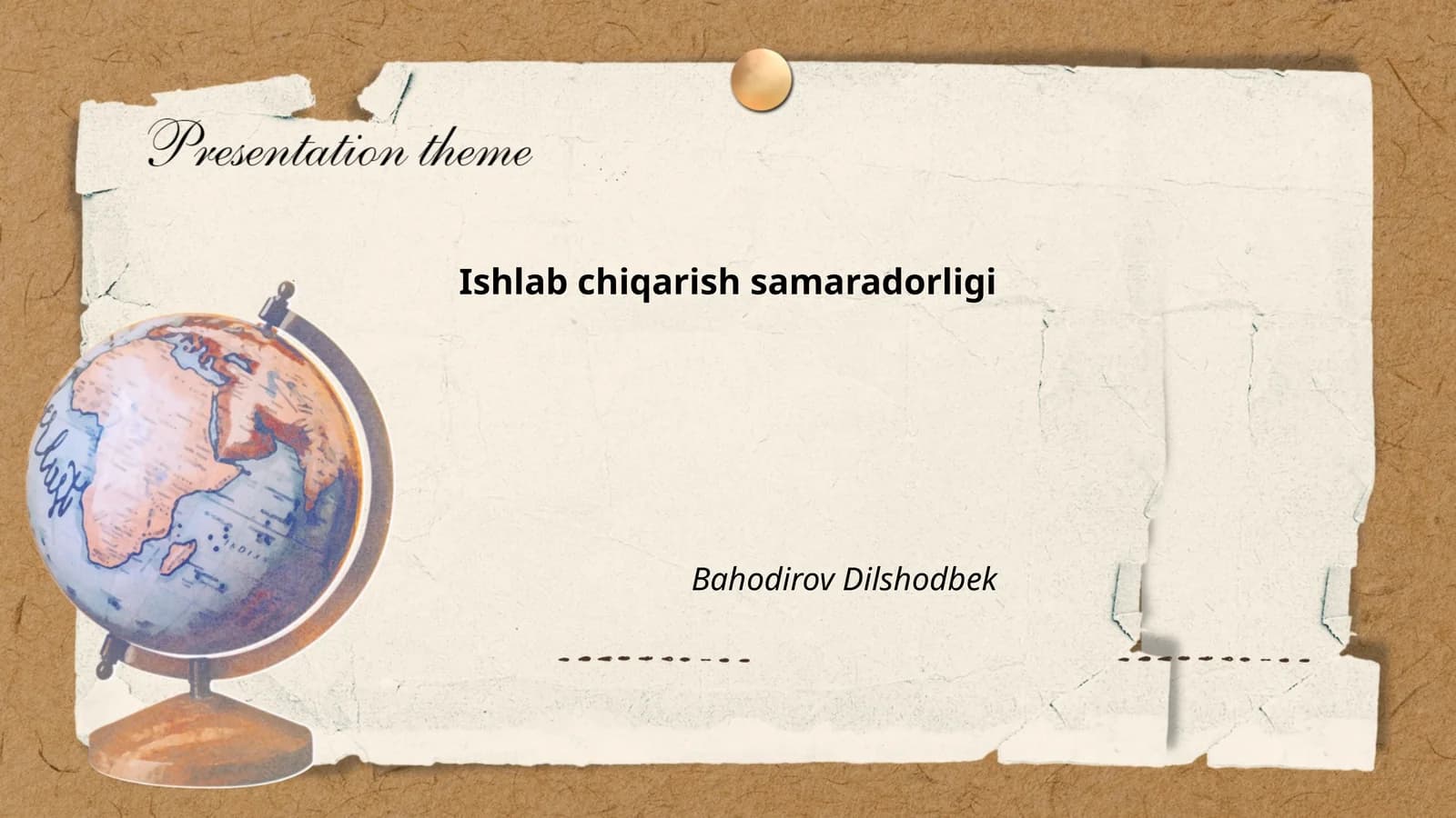Ishlab chiqarish samaradorligi