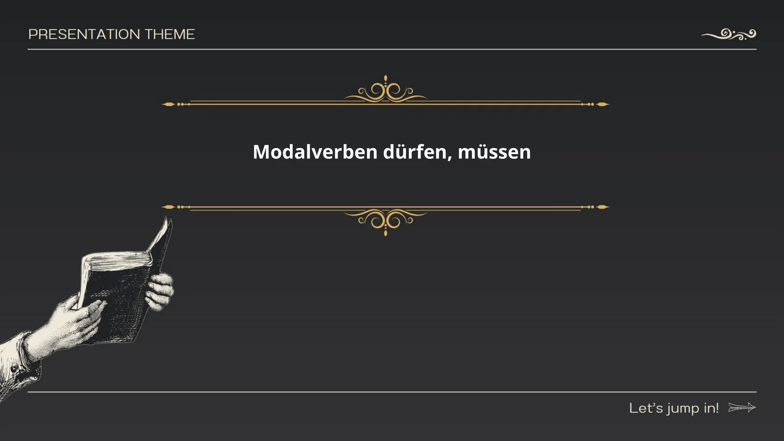 Modalverben dürfen, müssen