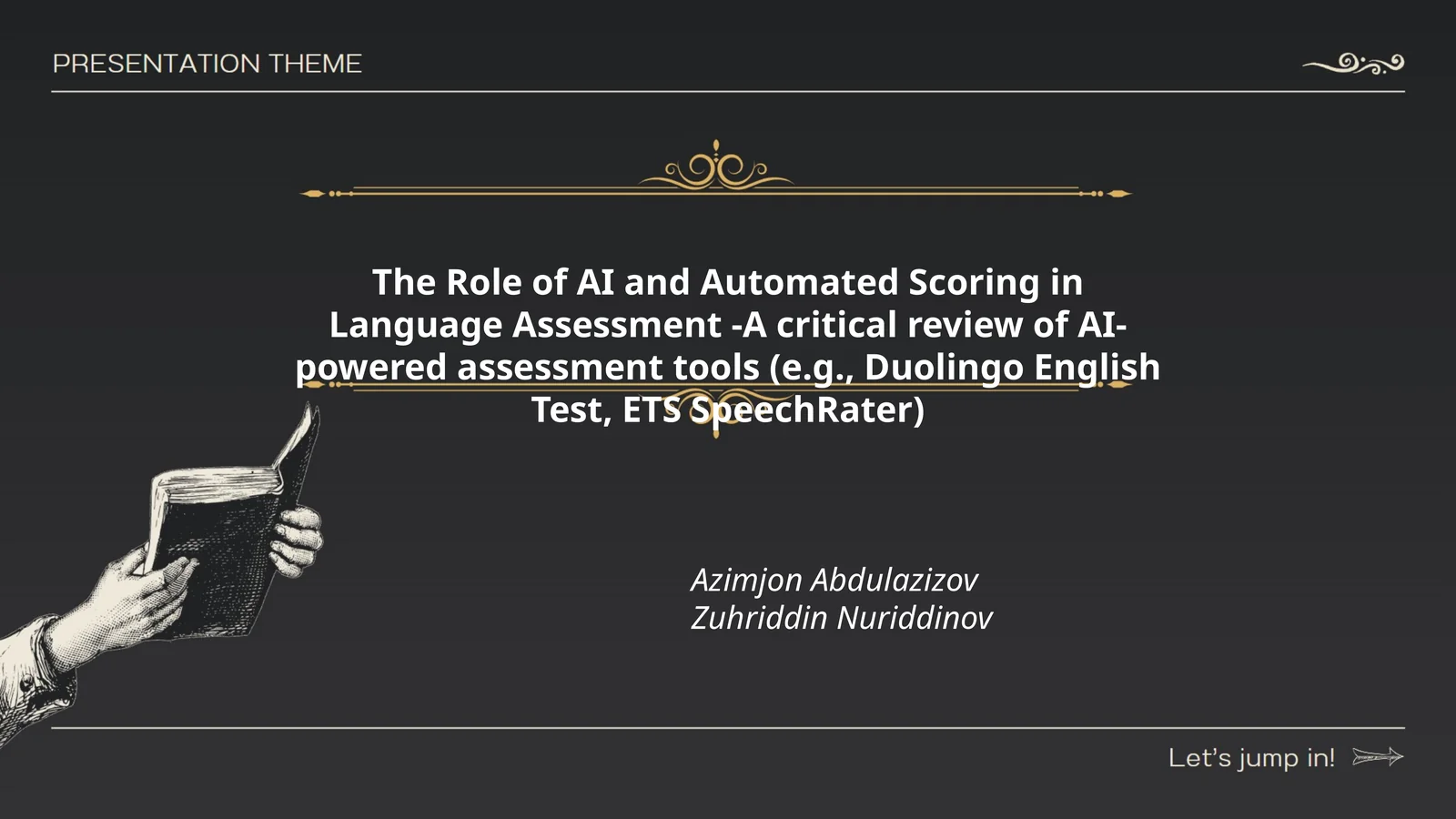 The Role of AI and Automated Scoring in Language Assessment