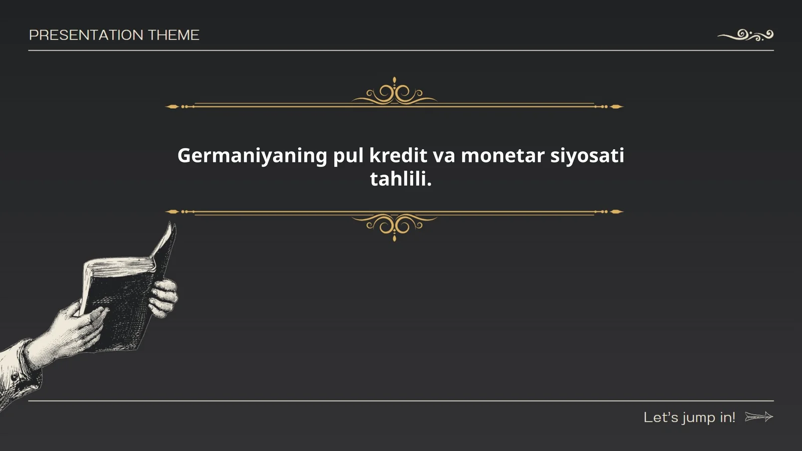 Germaniyaning pul kredit va monetar siyosati tahlili