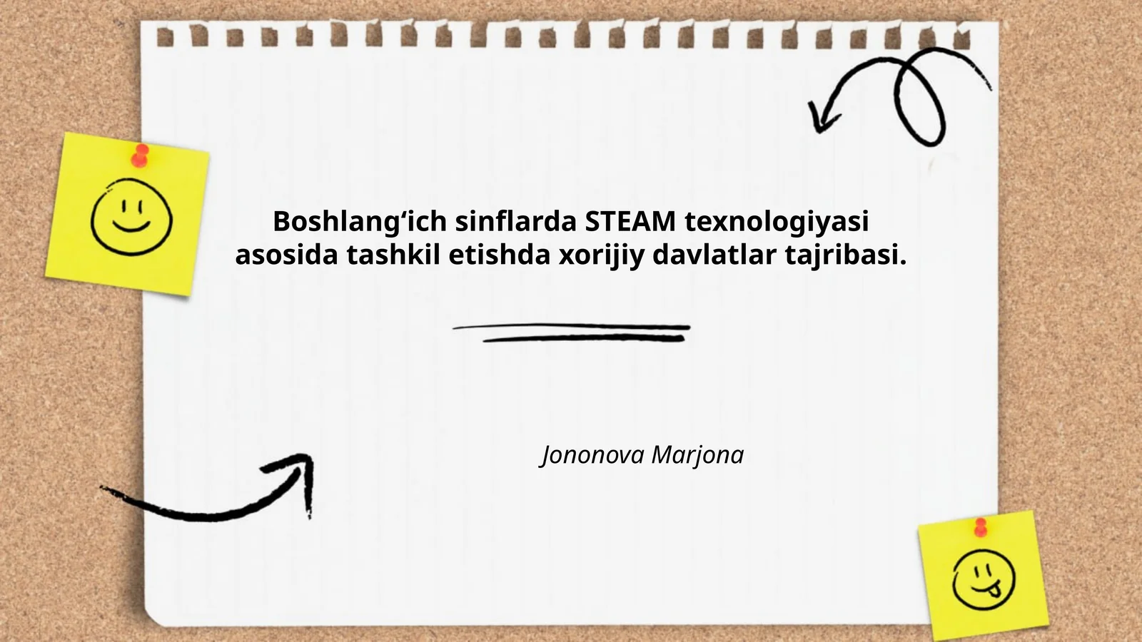 Boshlangʻich sinflarda STEAM texnologiyasi