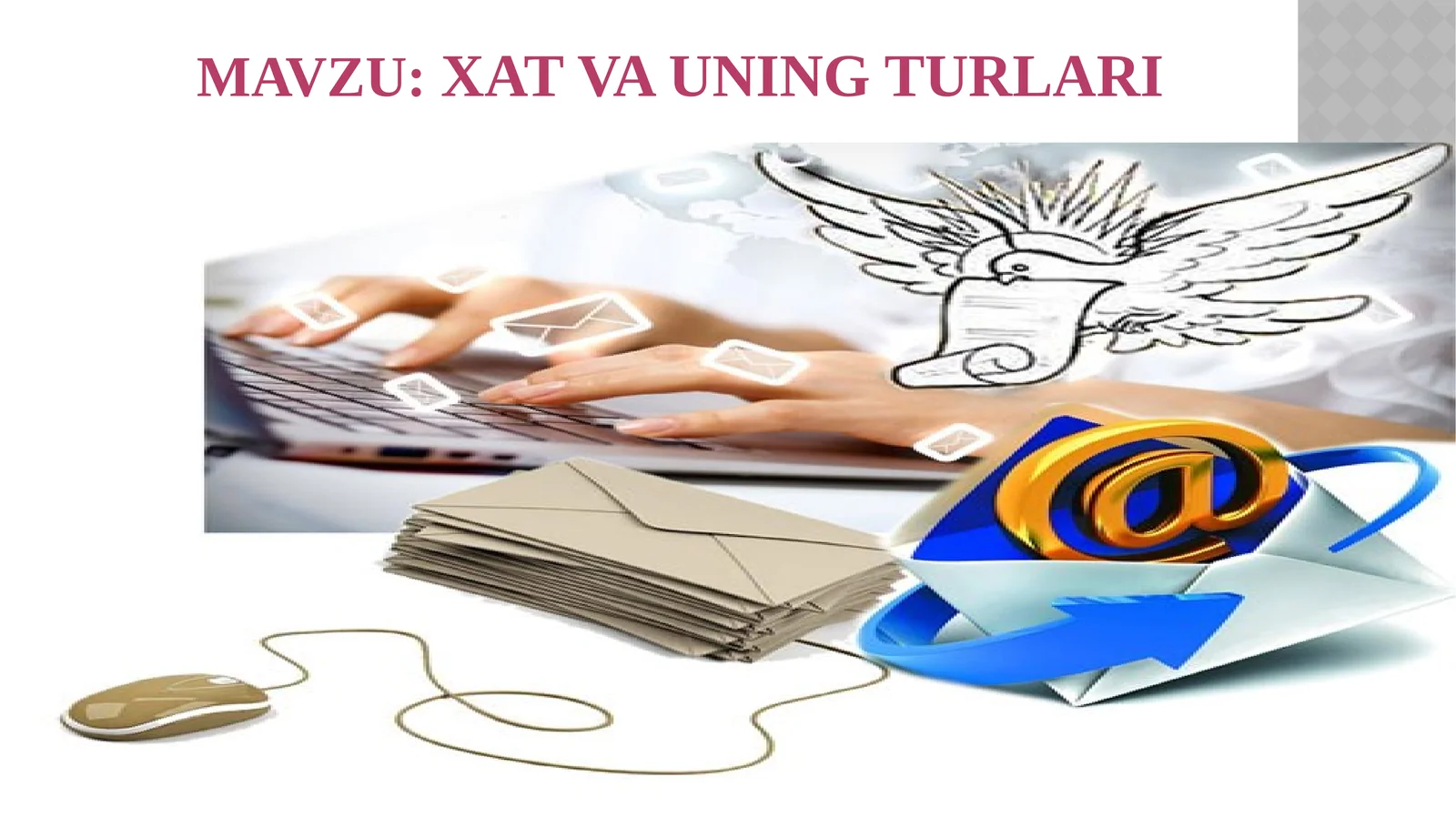 xat va uning turlari