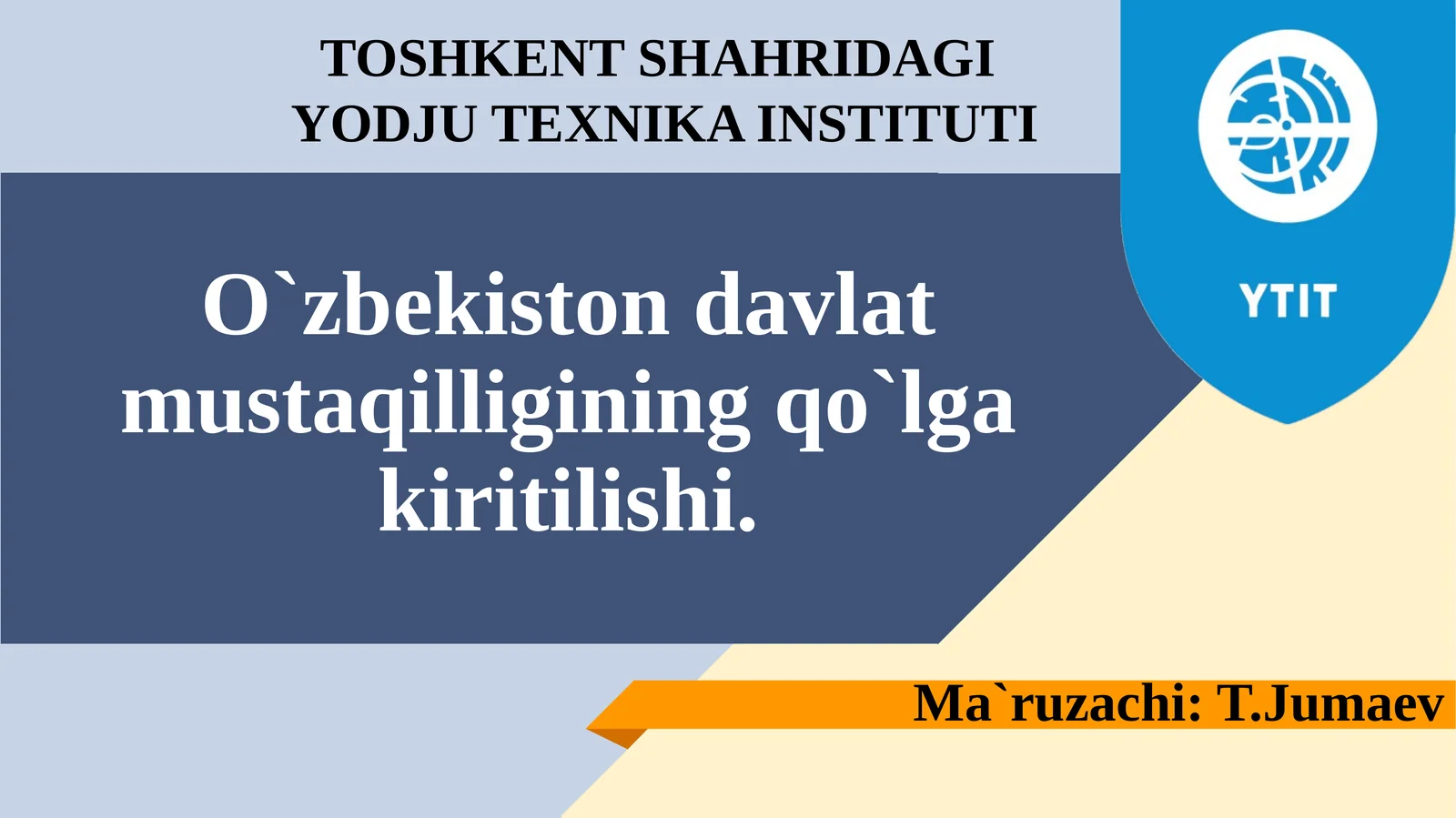 O`zbekistondavlatmustaqilliginingqo`lgakiritilishi