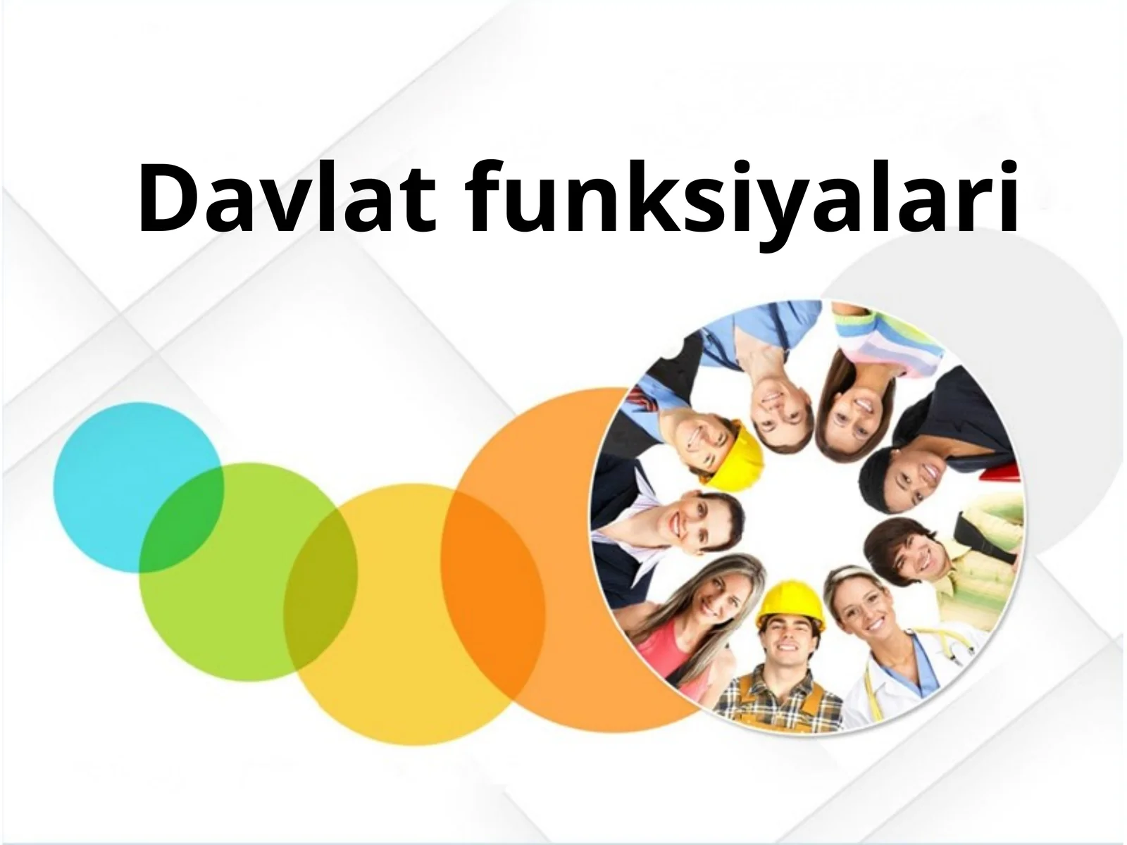 8-sinf Huquq fanidan dars ishlanma. Davlat funksiyalari