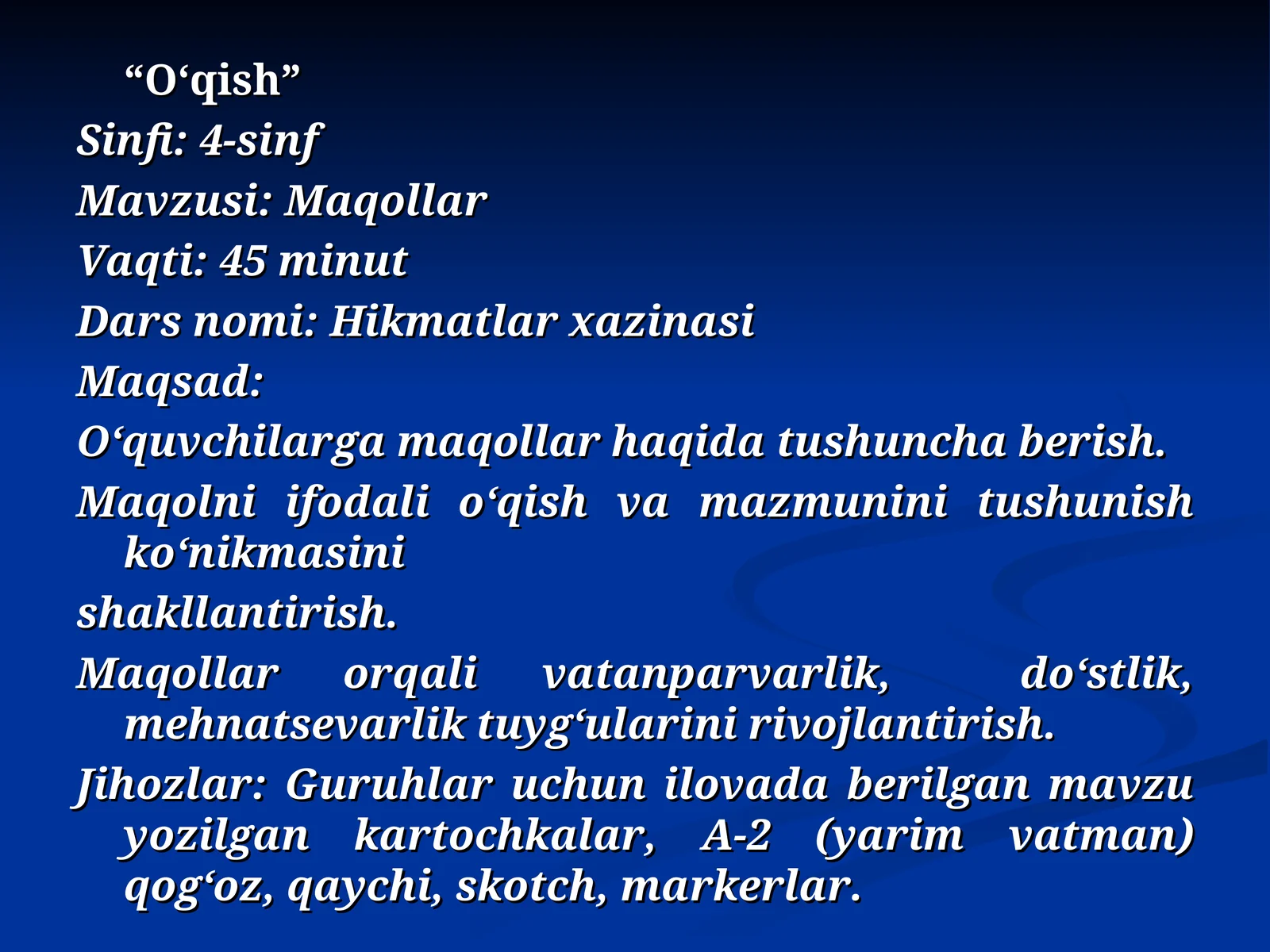 Maqollar
