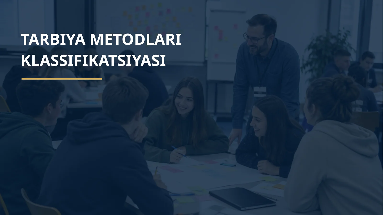 TARBIYA METODLARI KLASSIFIKATSIYASI