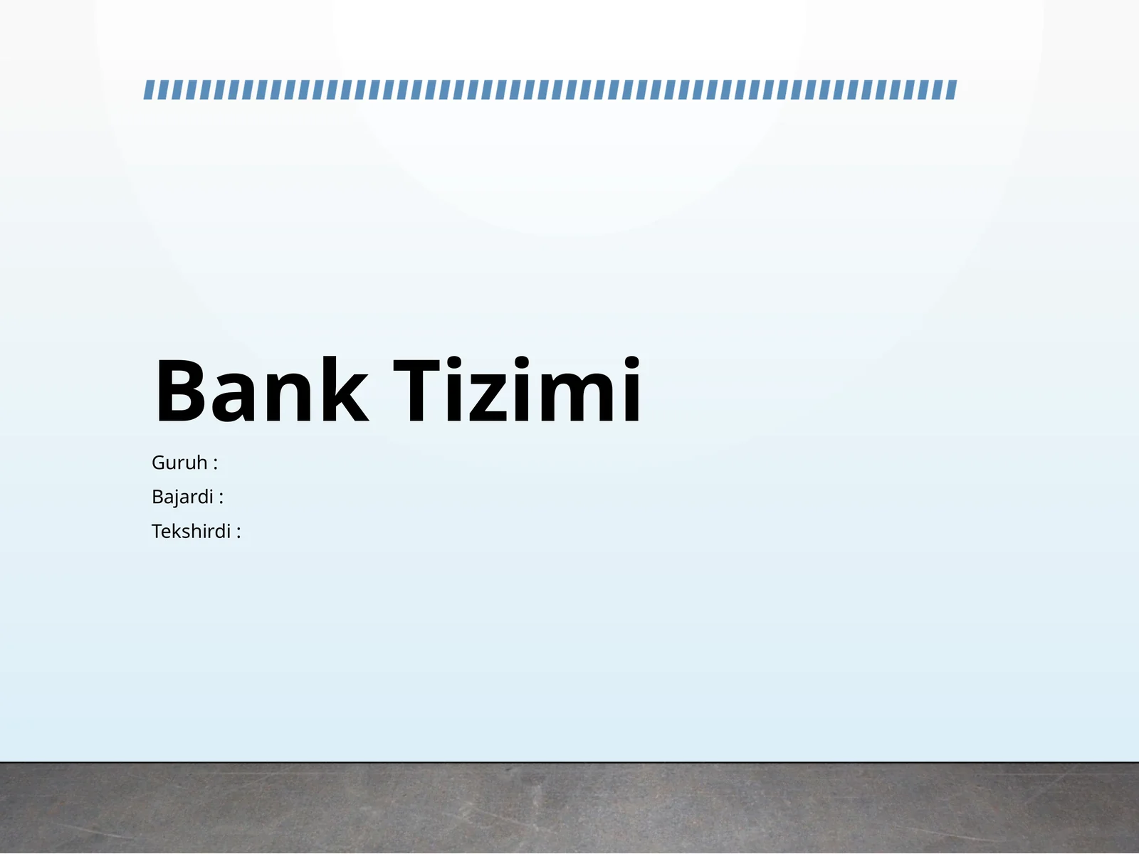 BankTizimi