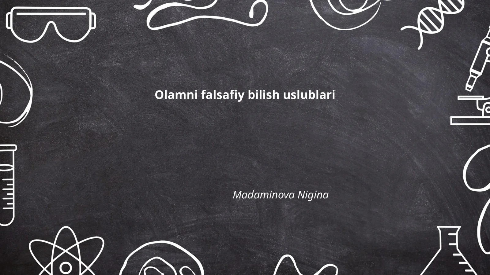 Olamni falsafiy bilish uslublari