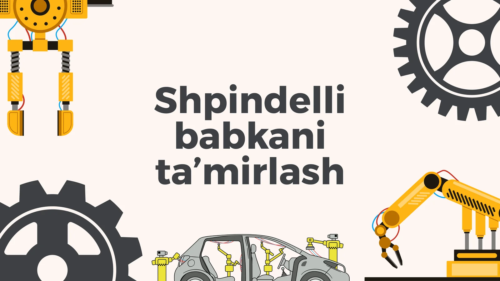 Shpindelli babkani ta’mirlash