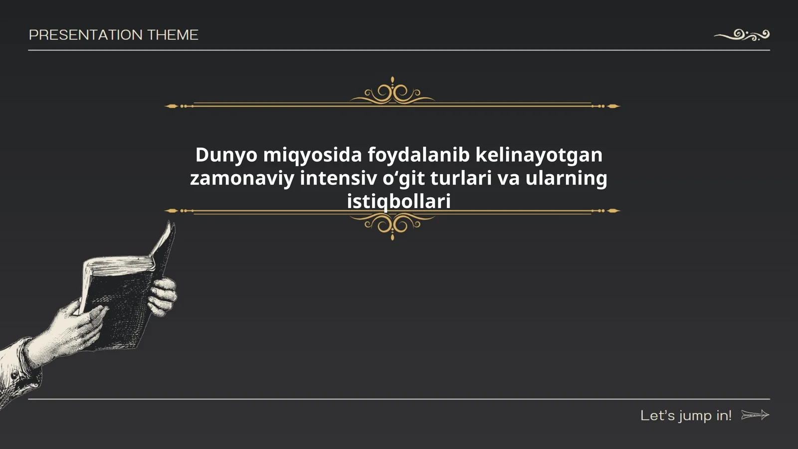 Dunyo miqyosida foydalanib kelinayotgan zamonaviy intensiv oʻgit turlari va ularning istiqbollari