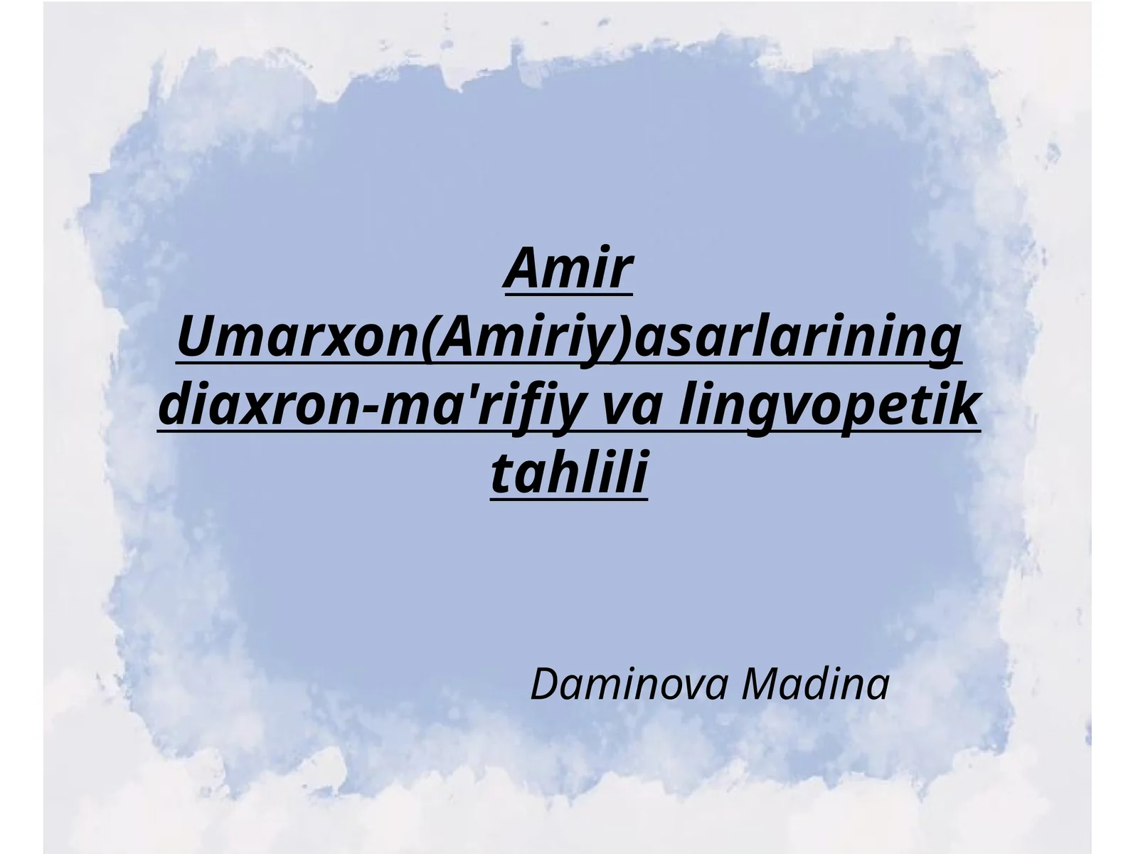 taqdimot