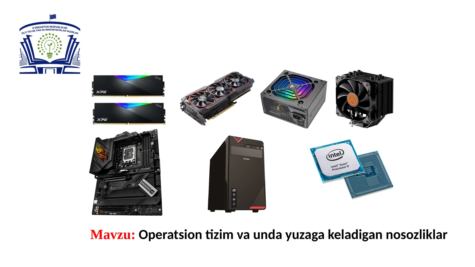 Operatsion tizim va unday uzagakeladigan nosozliklar