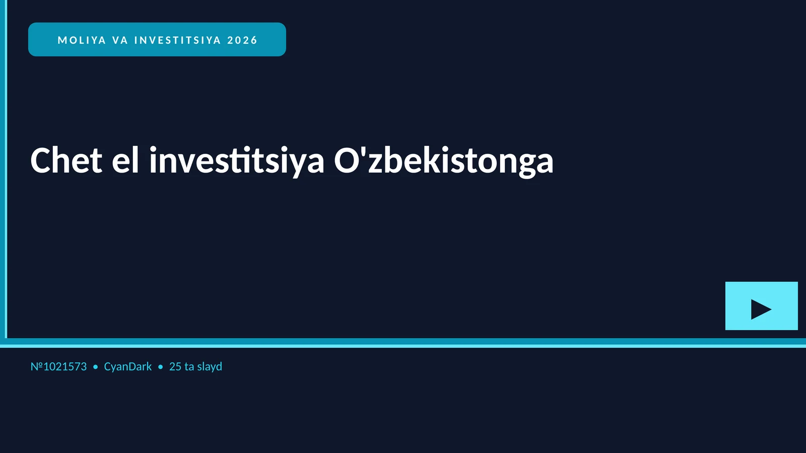 MOLIYA VA INVESTITSIYA 2026