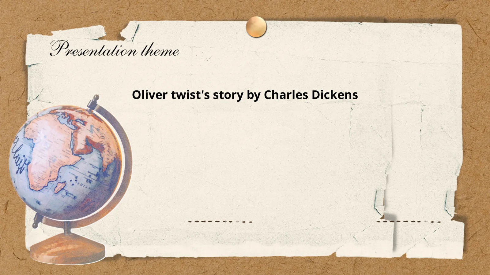 Oliver twist's story by Charles Dickens