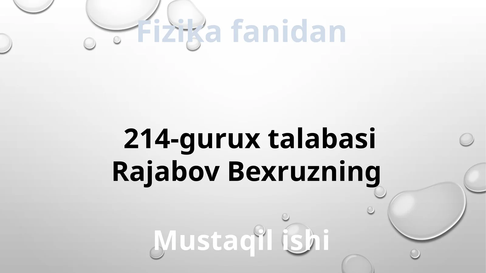 Maydon kuchlanganligi bilan potensial o’rtasidagi bog’lanish