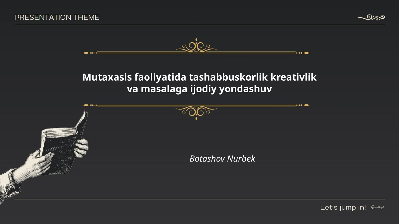 Tashabbuskorlik va kreativlik