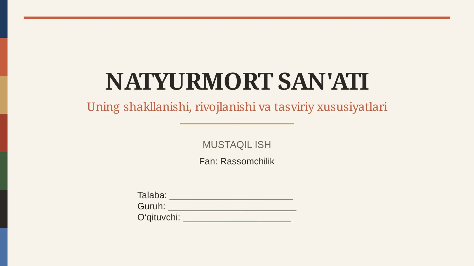 NATYURMORT SAN'ATI