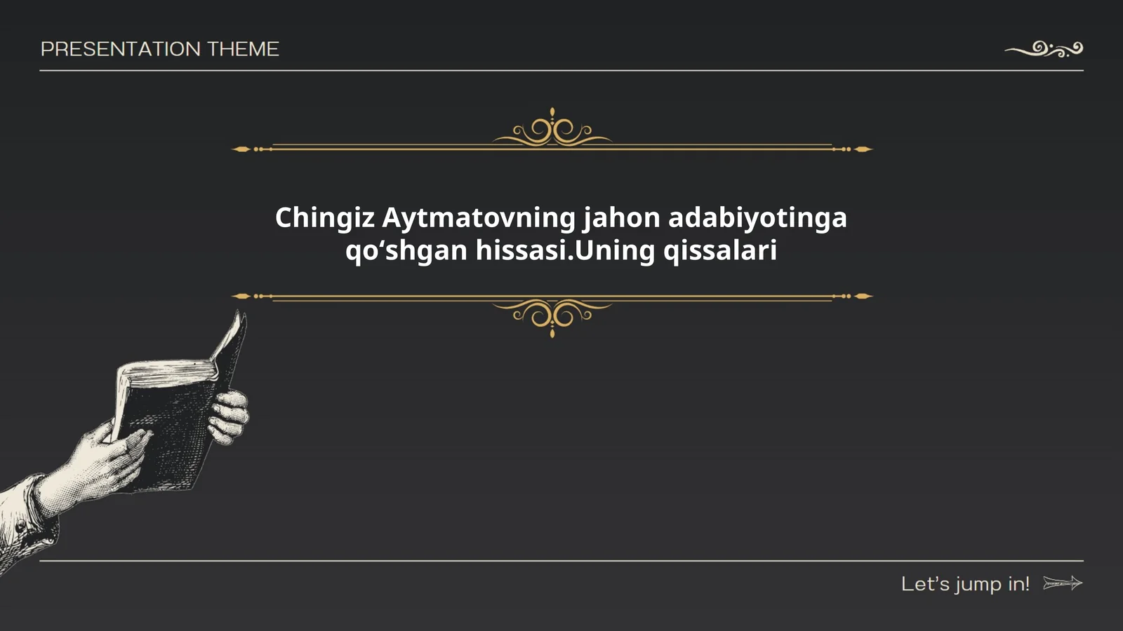 Chingiz Aytmatovning jahon adabiyotinga qoʻshgan hissasi.Uning qissalari