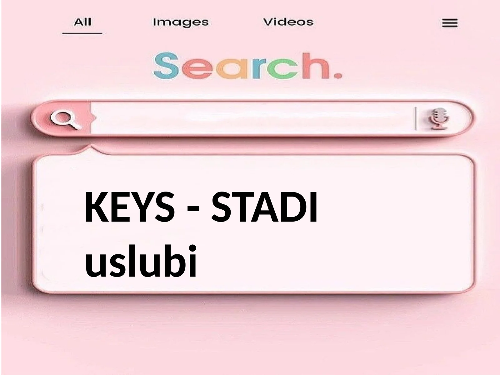 Keys - stadi uslubi