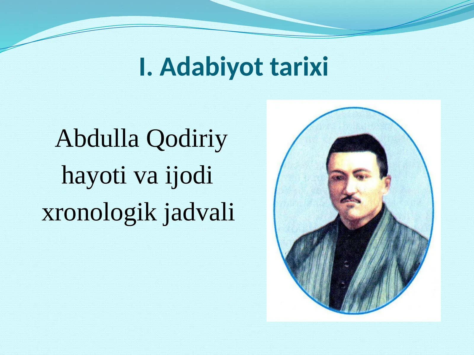 Abdulla Qodiriy "O‘tkan Kunlar"