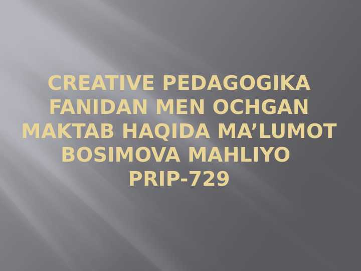 Product slide 1