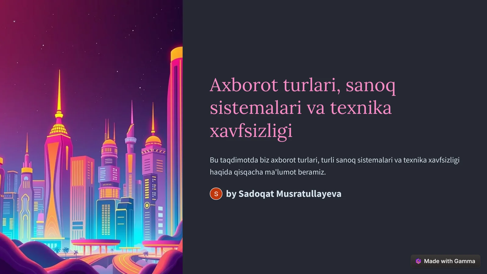 Product slide 1