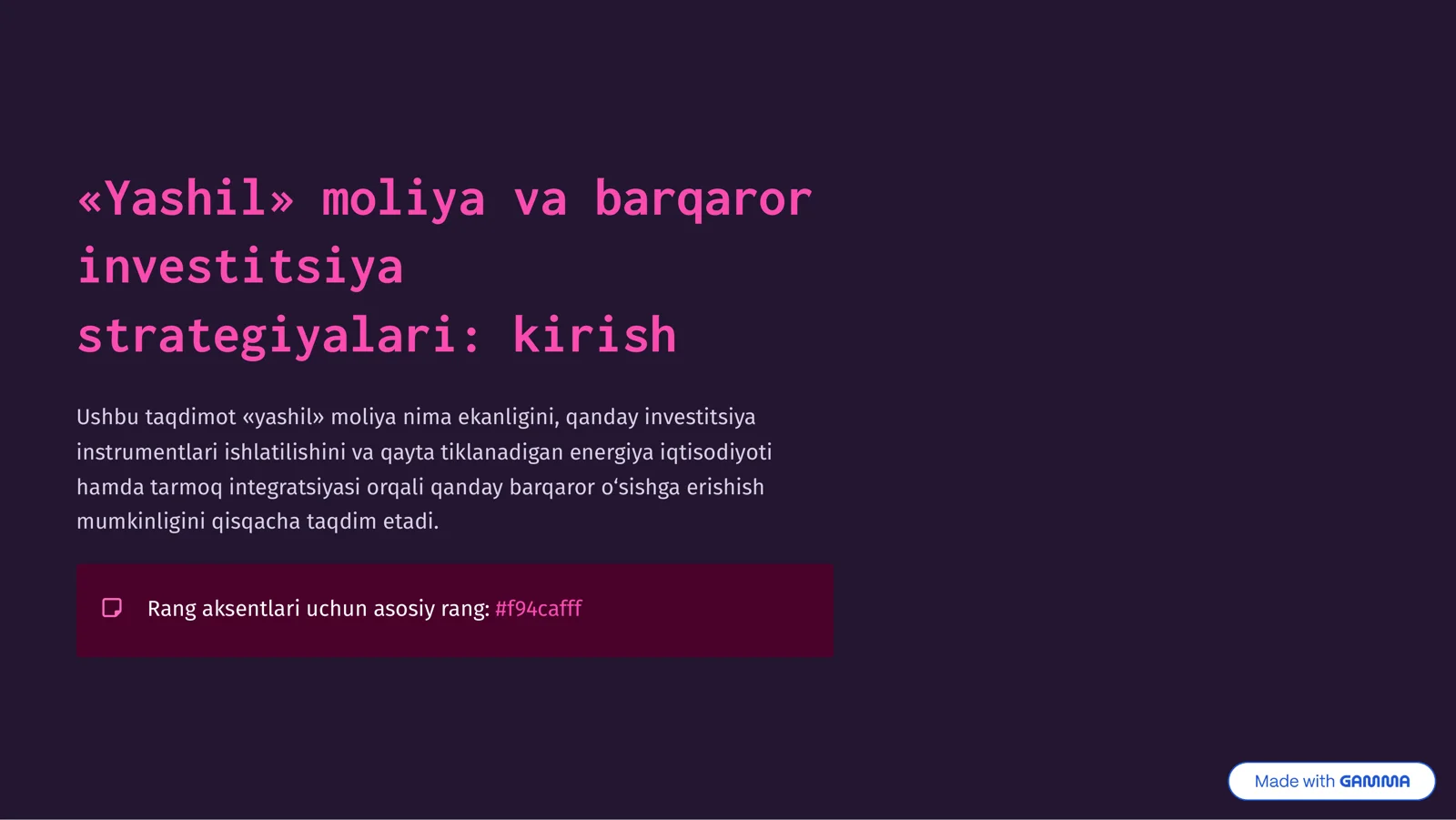 Product slide 1