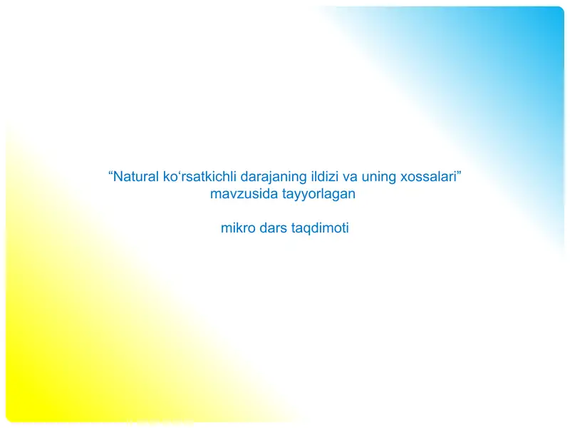 Product slide 1