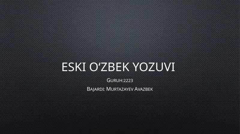 Product slide 1