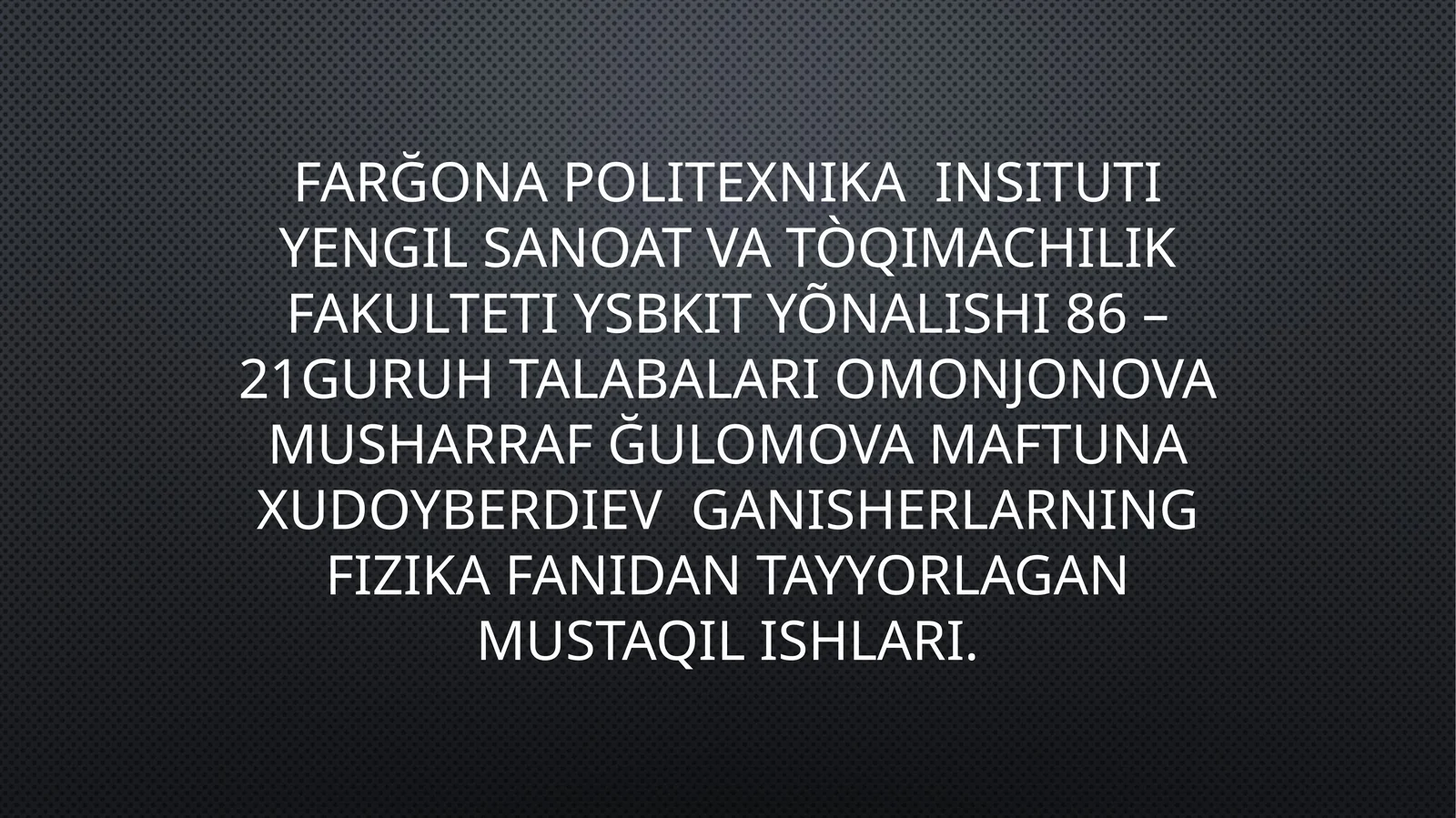 Product slide 1