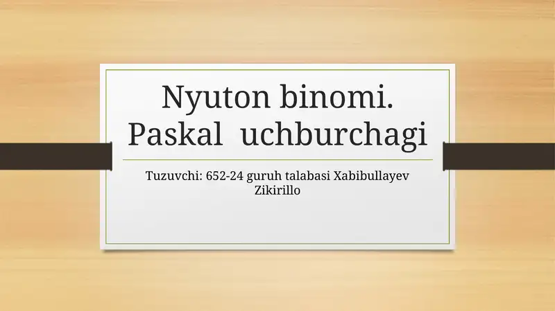 Product slide 1