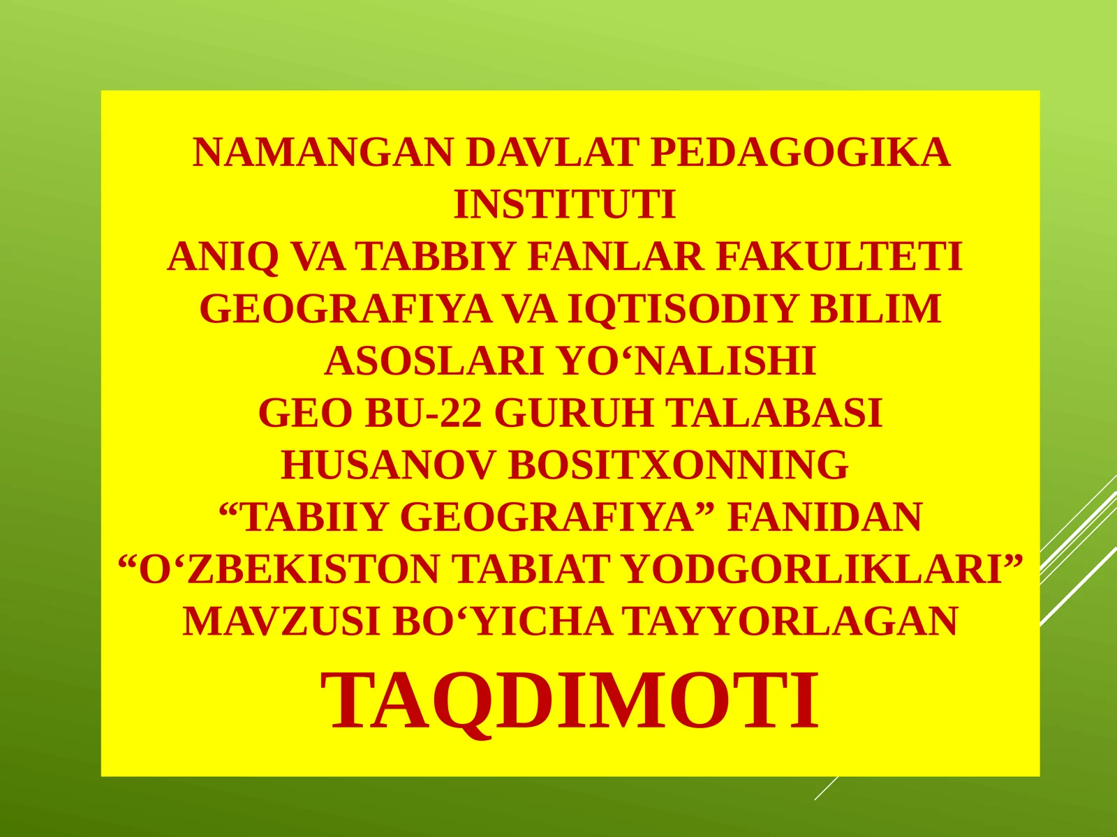 Product slide 1
