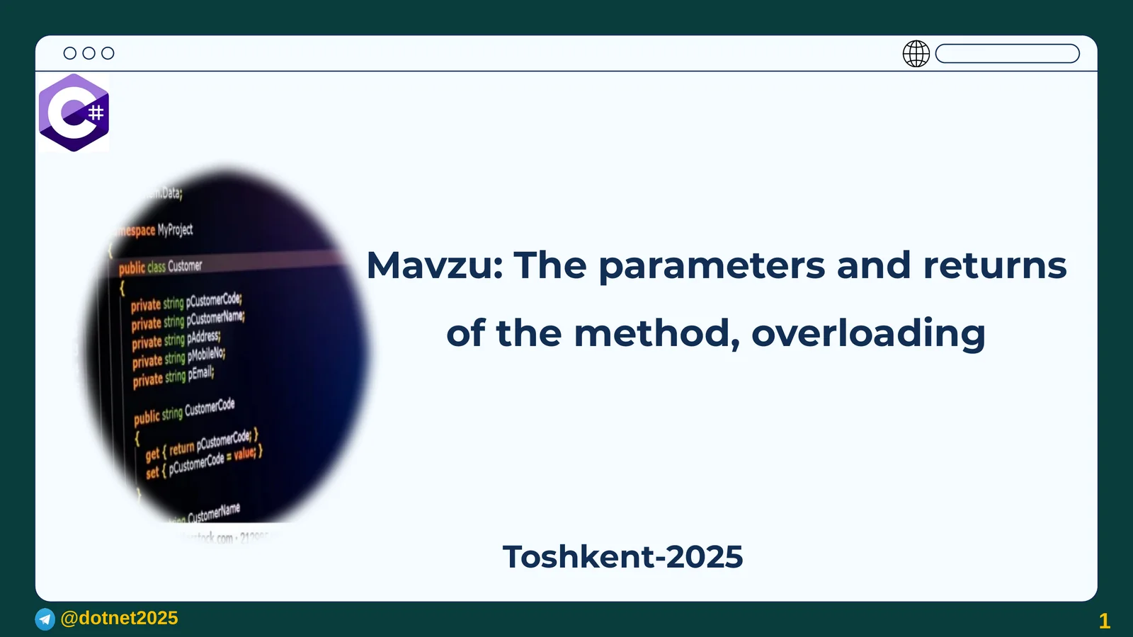 Product slide 1