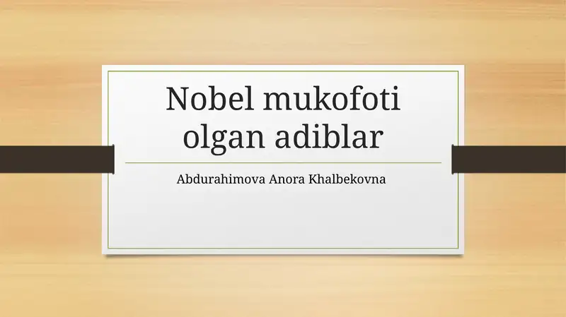 Product slide 1