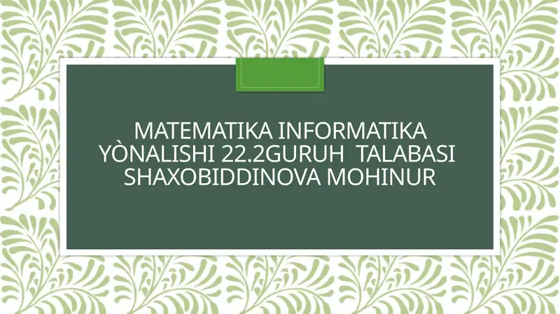 Product slide 1