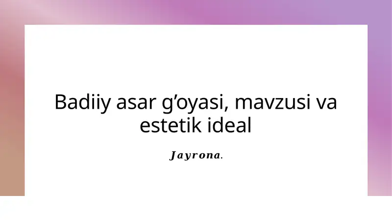 Product slide 1