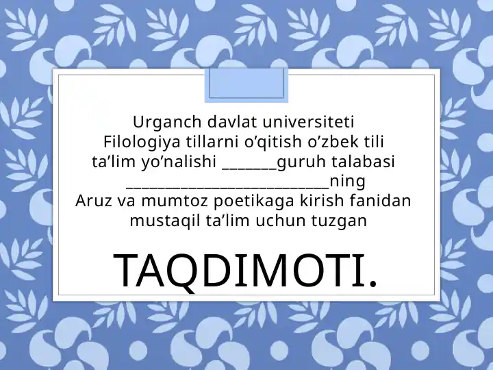 Product slide 1